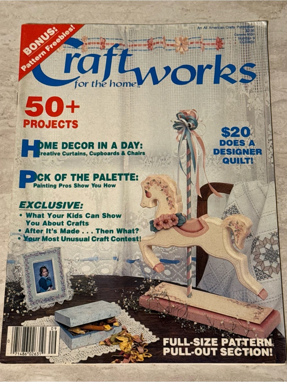 Craftworks Magazine Vintage Home Decor & Crafts May/June 1987